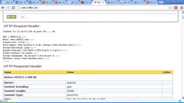 3 Studying Request and Response headers for Rediff com смотреть онлайн