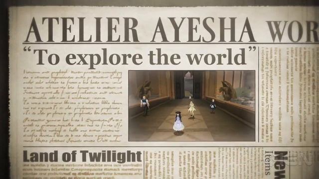 Atelier Ayesha: The Alchemist of Dusk Announcement Trailer смотреть онлайн