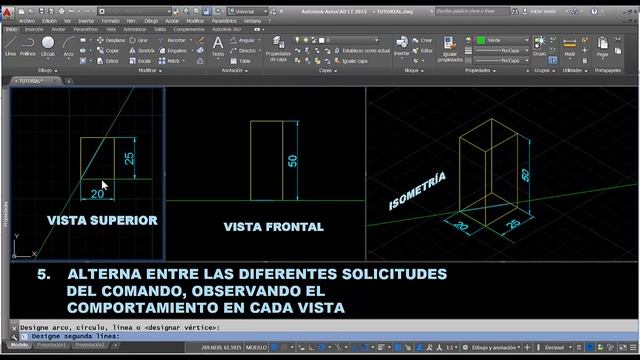 AUTOCAD LT 2015 - LÍNEA AUXILIAR, UNA LÍNEA INFINITA A TU ALCANCE !! смотреть онлайн