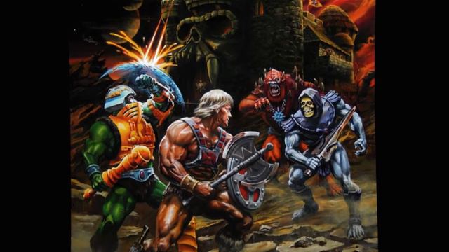 Artwork: Painting "He-Man and the Power Sword" - animated process. смотреть онлайн