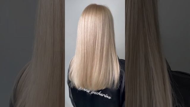 Тотал блонд без порошка ✨ #парикмахермосква #окрашиваниемосква #тоталблонд #haircolor #спецблонд