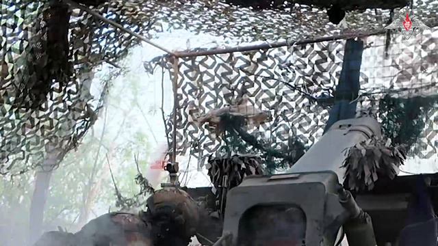 Боевая работа расчета гаубицы Д-30 ВДВ
