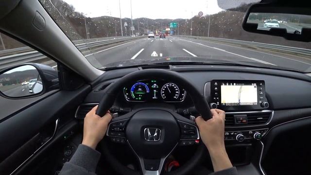 2021 Honda Accord Hybrid POV test drive смотреть онлайн