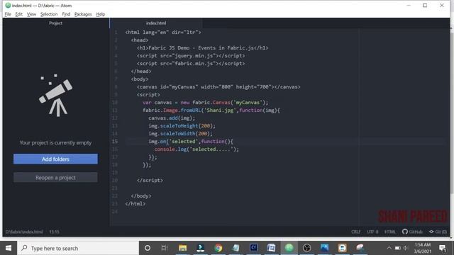 Fabric.js tutorial part 6 - Events and Examples |2021|Easy смотреть онлайн