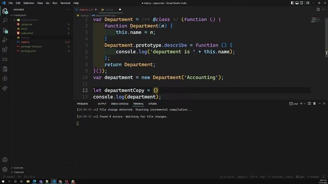 TypeScript Classes and modifiers - LIVE смотреть онлайн