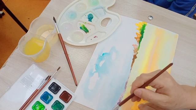 Күзгі көрініс.(Этюд) смотреть онлайн