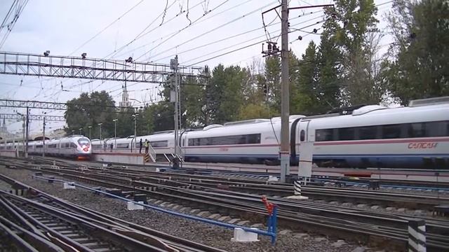 "Сапсан" ЭВС2-03 Москва - Санкт-Петербург смотреть онлайн