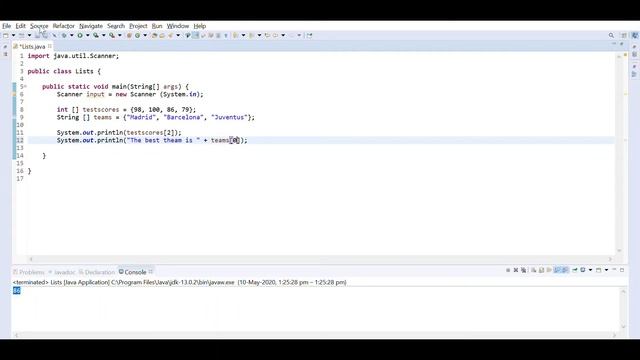 Using Lists in Java | Extract values from user and add them to a list | Java Tutorials beginners | смотреть онлайн