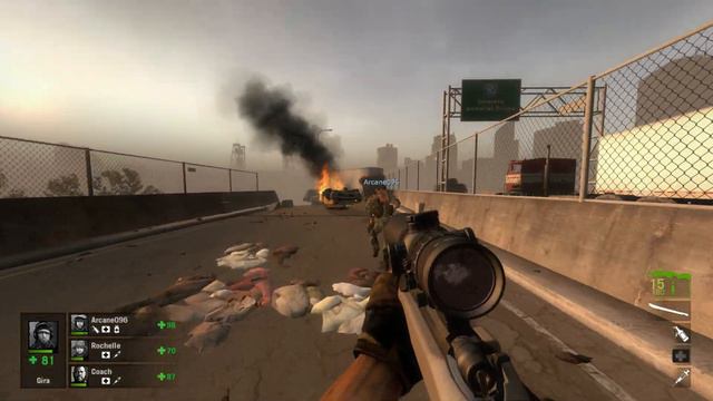 Left 4 Dead 2 Online Multiplayer Campaign with Mav's Call of Duty Modern Warfare 2019 Pack Gameplay смотреть онлайн