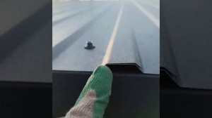 Монтаж заборного профлиста на кровлю.