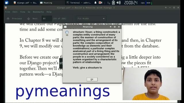 CS50x | final project 2021 | pymeanings python package смотреть онлайн