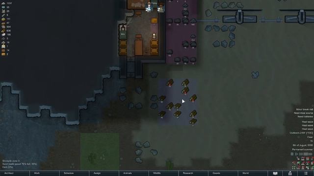 [4] Heat Wave Challenge - A Better Short Term Home - RimWorld 1.4 - 3 Heat Waves! смотреть онлайн