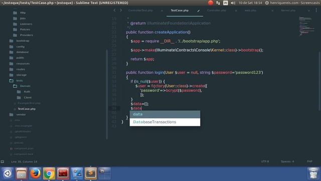 Laravel 5.3 com angular do começo ao fim: Requerer autenticação para cadastro (API). смотреть онлайн
