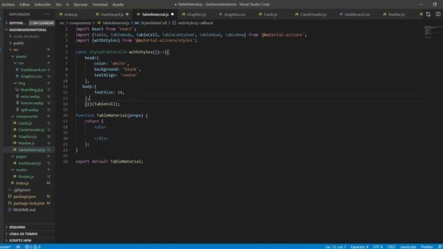 Dashboard Sencillo y Responsivo con Material UI Parte 4 y FINAL || React JS y Material UI смотреть онлайн