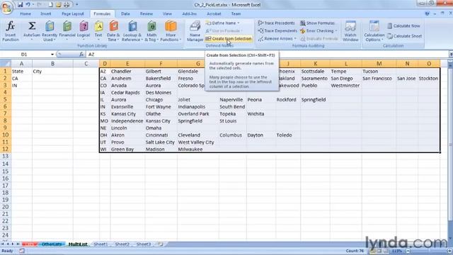 Excel Tutorial - How to create a pick list in Excel смотреть онлайн