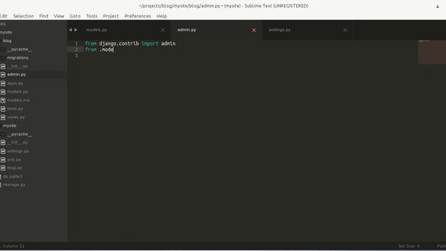 working and registering blog app with Django 1.9 admin Part 4 смотреть онлайн