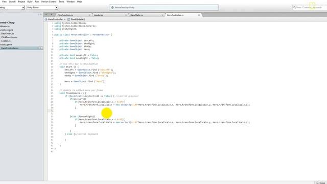Unity5 ► Разрабатываем игру сами ► 08 Методы перемещения персонажа, UI и Event Trigger смотреть онлайн