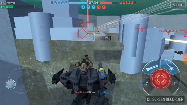 И так, новый тест, можно сказать, глобальный тест в игре WarRobots смотреть онлайн
