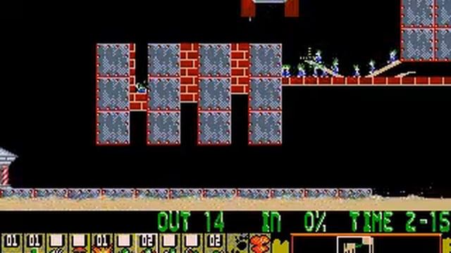 DOS Oh No! More Lemmings Crazy 15 Worra load of old blocks! смотреть онлайн