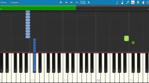 Король и Шут - Мотоцикл [Synthesia Piano Tutorial]