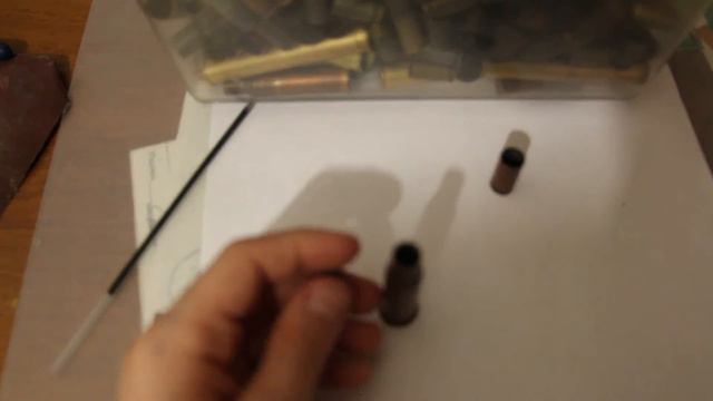 Как сделать ручку из гильзы