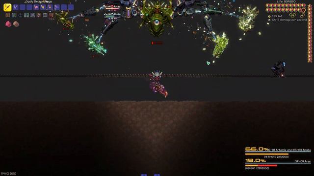 리워크 무라사마 없이 트루밀리 엑소메카(Terraria Calamity Mod - True Melee Exo Mechs without Reworked Murasama) смотреть онлайн