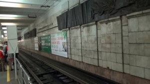 Volgograd. Tram in the metro / Волгоград. Трамвай в метро. Скоростной подземный трамвай