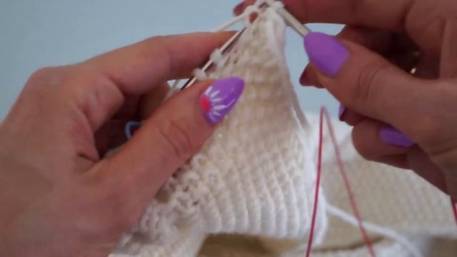 Мужской свитер спицами. Спинка и рукава. Часть 3-я из -4-х. смотреть онлайн