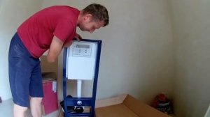 Купил надежную и недорогую инсталляцию. Инсталляция AM PM с подвесным унитазом.