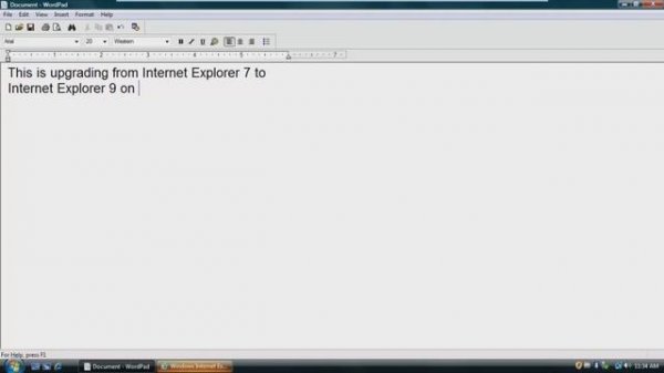 Upgrading from Internet Explorer 7 to Internet Explorer 9 on Windows Vista