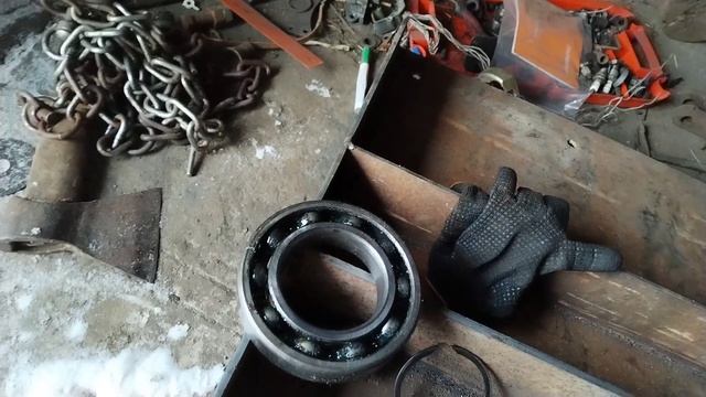 Ремонт МаТиЗа 82, меняю подшипник 217 на полуоси. смотреть онлайн