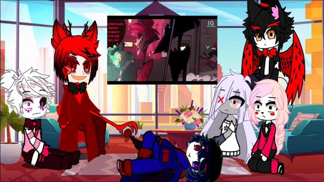 реакция отель хазбин на видео про аластора смотреть онлайн