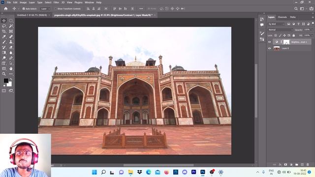 Adjustment - Brightness and Contrast in Adobe Photoshop Class : 23 | How to bright and contrast img смотреть онлайн