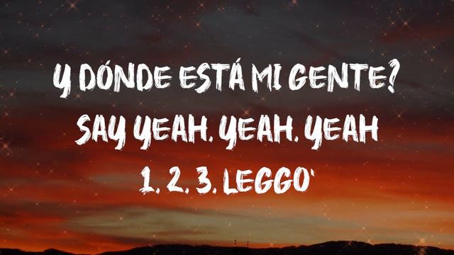 Mi Gente - J Balvin, Willy William (Lyrics)