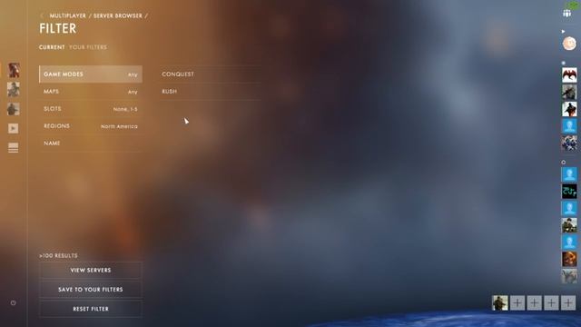 Battlefield 1 quick tip - how to fix only seeing empty servers and what is server browser filter смотреть онлайн