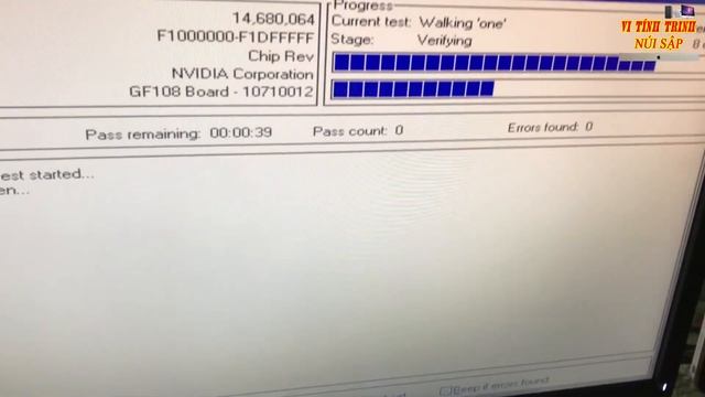 Video Memory Stress Test Or Test Card VGA Computer смотреть онлайн