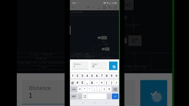 Exercise on Line Command activity using Autocad Mobile/Android смотреть онлайн