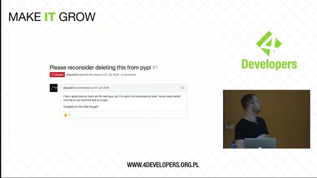 4Developers 2017: Python Packaging - one tool to pack them all (Jakub Wasielak) смотреть онлайн