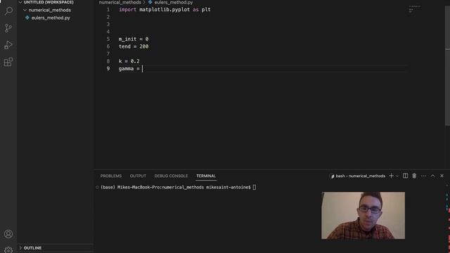 Euler's Method ODE Solver in Python смотреть онлайн