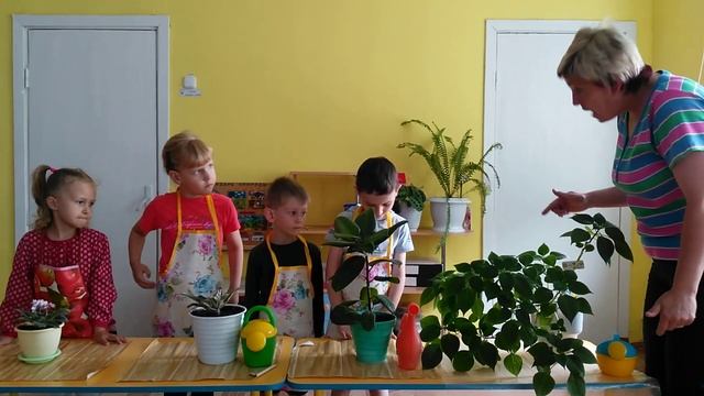 Труд в природе (средняя группа) смотреть онлайн