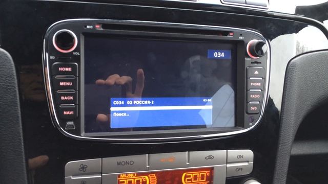 Видео работы магнитолы Ford Mondeo Android 4.1.1 смотреть онлайн