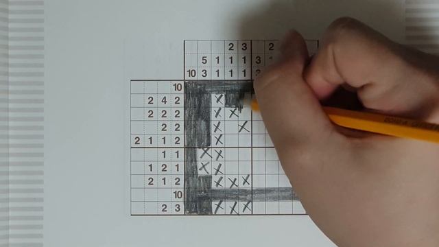 (CC) How to solve nonograms / A12(10×10) смотреть онлайн