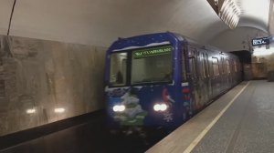 Новогодняя Ока на Калининской линии