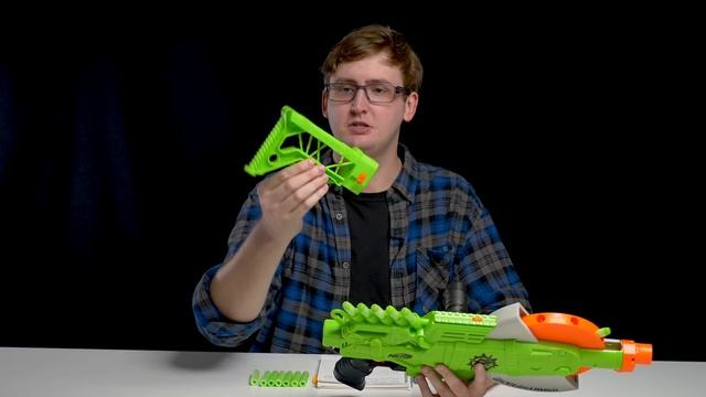 [REVIEW] Nerf Zombie Strike Ghoulgrinder смотреть онлайн