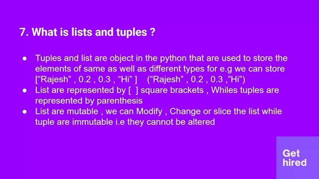 Top 15 Mostly asked Basic Python interview question with answers and examples | For freshers | смотреть онлайн
