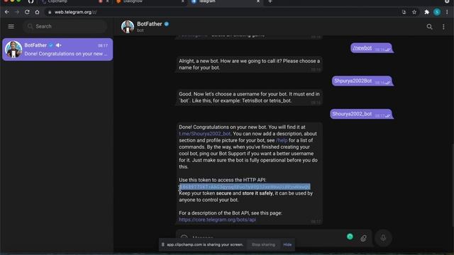 How to Deploy your DialogFlow Chatbot To Telegram смотреть онлайн