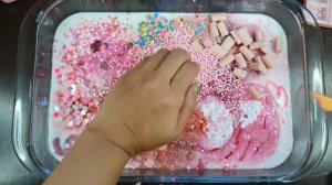 My Best PINK SLIME Collection!! Satisfying Slime Videos (X1.5SPEED)