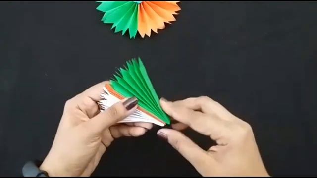 DIY Tricolor Decoration l How to make indian tricolor badge смотреть онлайн