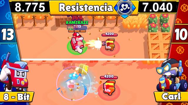V8-BIT Vs CARL Temerario | Classic Battle