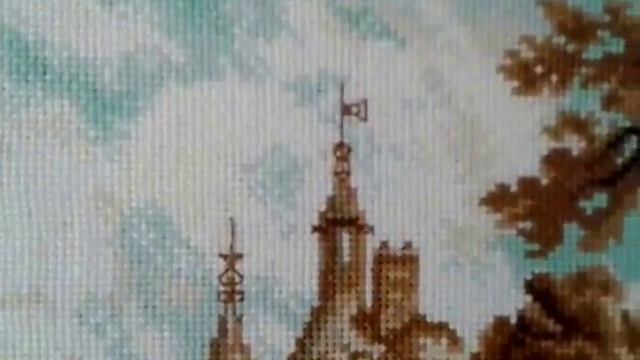 В парке замка Шенонсо вышивка крестом смотреть онлайн